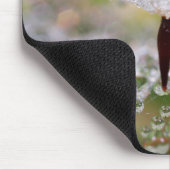 Abstrakter zarter Löwenzahn Mousepad (Ecke)