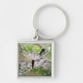 Abstrakter zarter Löwenzahn Schlüsselanhänger (Vorne)