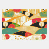 Abstrakter Zaubergarten Geschenkpapier Set (Vorderseite 3)