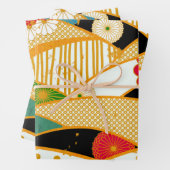 Abstrakter Zaubergarten Geschenkpapier Set (Beispiel)