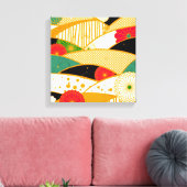 Abstrakter Zaubergarten Leinwanddruck (Insitu (Wohnzimmer))