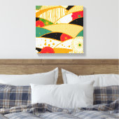 Abstrakter Zaubergarten Leinwanddruck (Insitu (Schlafzimmer))