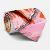 Abstrakter Zebra Krawatte (Gerollt)