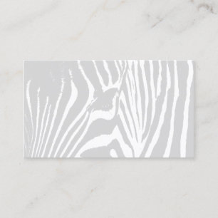 Abstrakter Zebra-Muster-Designer Visitenkarte