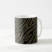 Abstrakter Zebrastreifen. Abbildung Kaffeetasse (VorderseiteRechts)