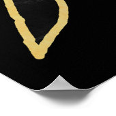 Abstrakter Zebrastreifen. Abbildung Poster (Ecke)