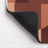 Abstrakter Zeichenkettenkreis Mousepad (Ecke)