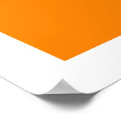 Abstrakter Zeichenkettenkreis Poster (Ecke)