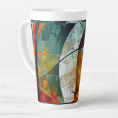 Abstrakter zeichn der Augen Milchtasse (Linke Ecke)