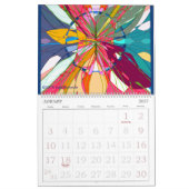Abstrakter Zeichnungs-Kalender Kalender (Jan 2027)