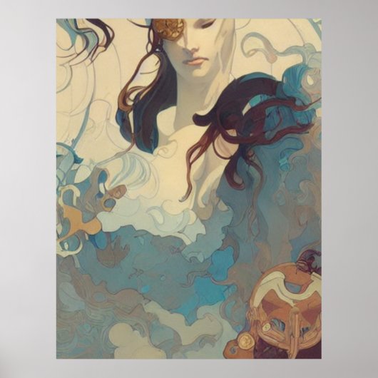 Abstrakter Zen Poster (Vorne)