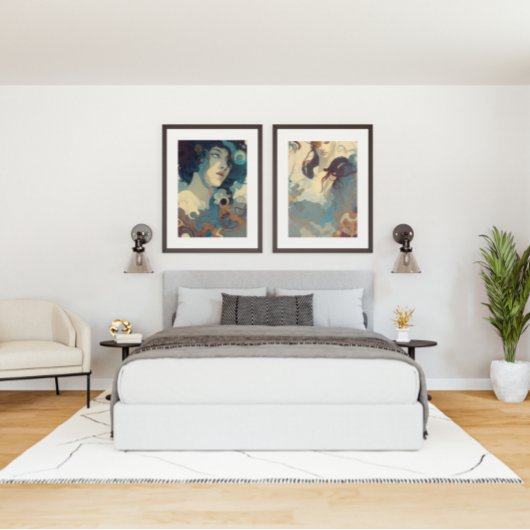 Abstrakter Zen Poster