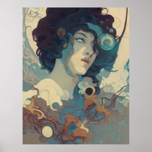 Abstrakter Zen Poster (Vorne)