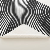 Abstrakter, zerklüfteter, diagonaler Hintergrund.  Sherpadecke (3/4)