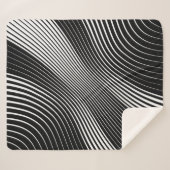 Abstrakter, zerklüfteter, diagonaler Hintergrund.  Sherpadecke (Vorderseite (Horizontal))