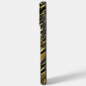 Abstrakter Zickzack Name und Personalisierter Name Case-Mate iPhone Hülle (Rückseite / Links)