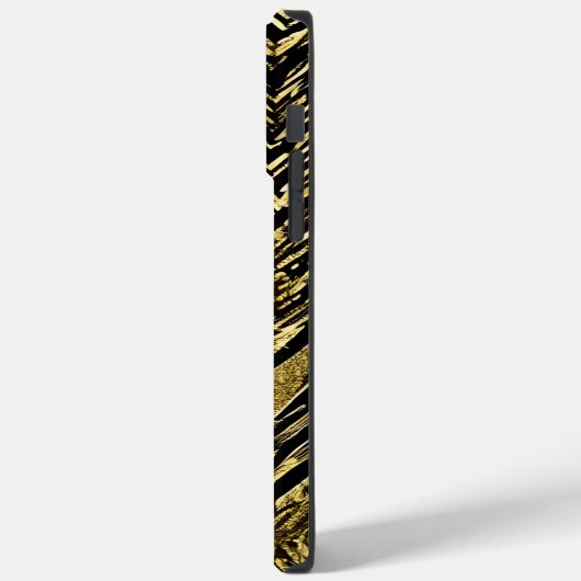 Abstrakter Zickzack Name und Personalisierter Name Case-Mate iPhone Hülle (Rückseite / Links)