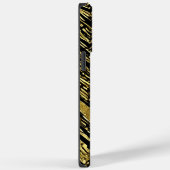 Abstrakter Zickzack Name und Personalisierter Name Case-Mate iPhone Hülle (Rückseite / Rechts)