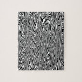 Abstrakter Zigzag-Swirl Puzzle (Vertikal)