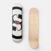 Abstrakter Zwillingsknoten Skateboard (Vorderseite)