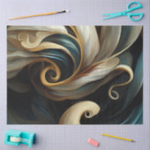 Abstraktes 1-Zwirnpapier Seidenpapier (Basteln)