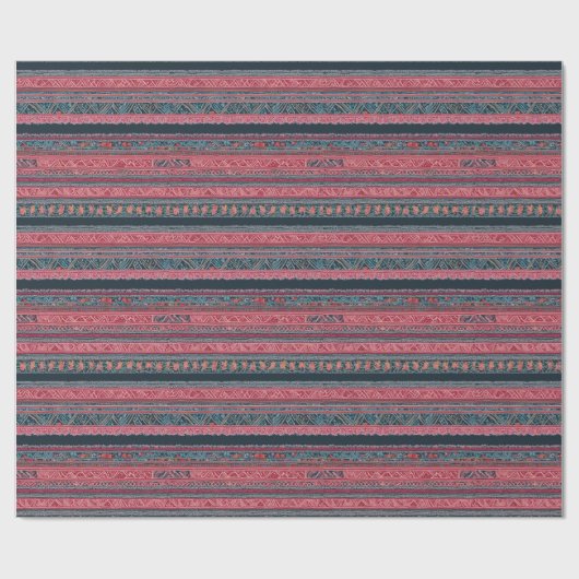 Abstraktes 2 Musterpapier für Hmong Wrapping Geschenkpapier (Flach)