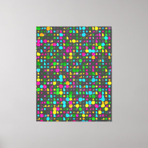 Abstraktes 3D-Geometrisches Muster  Leinwanddruck