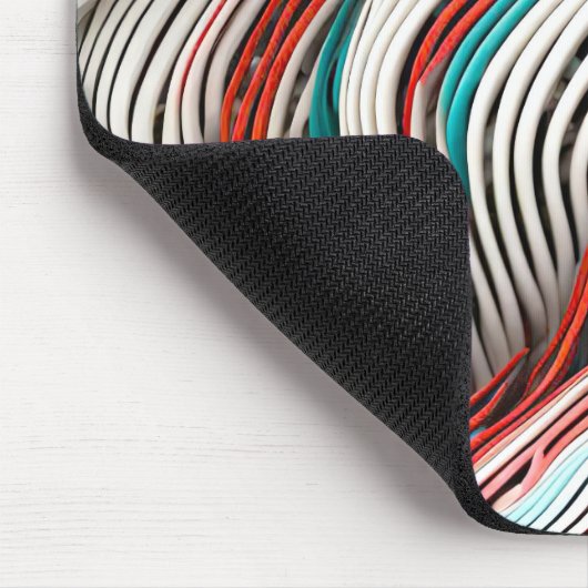 Abstraktes 3D-Leiterdesign Mousepad (Ecke)