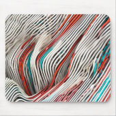 Abstraktes 3D-Leiterdesign Mousepad (Vorne)