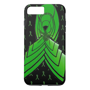 Abstraktes 3D-Lyme-Borreliose-Bewusstseinsband-Etu Case-Mate iPhone Hülle