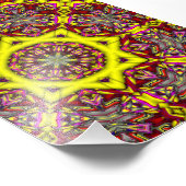 abstraktes 3D-Muster Fotodruck (Ecke)