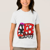 abstraktes Abendessen Tri-Blend Shirt (Vorderseite)