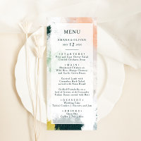 Abstraktes Abendmenü