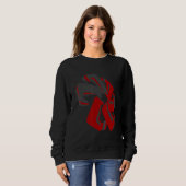 Abstraktes Abstraktionsmuster Sweatshirt (Vorne ganz)