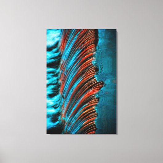 Abstraktes Abwasser Leinwanddruck (Vorderseite)