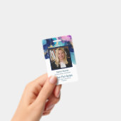 Abstraktes Abzeichen für die Sicherheit von Angest Ausweis (Handheld)