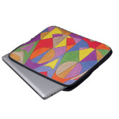 Abstraktes Acryl 1 Laptopschutzhülle (Vorne Knopf)