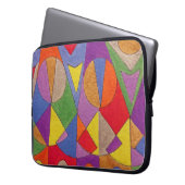 Abstraktes Acryl 1 Laptopschutzhülle (Vorderseite Links)