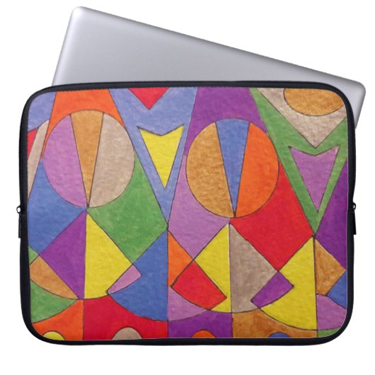 Abstraktes Acryl 1 Laptopschutzhülle (Vorderseite)