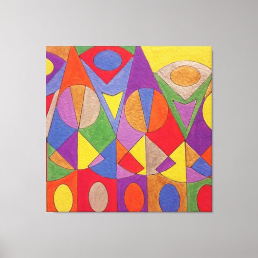 Abstraktes Acryl 1 Leinwanddruck (Vorderseite)