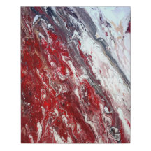 Abstraktes Acryl-Schwarz