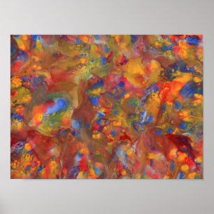 Abstraktes Acryllackbeschichtungs-Foto Poster
