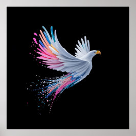 Abstraktes Adlerdesign Poster