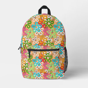 Abstraktes Afrikanisches Gebilde Bedruckter Rucksack