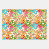 Abstraktes Afrikanisches Gebilde Geschenkpapier Set (Vorderseite)