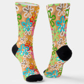 Abstraktes Afrikanisches Gebilde Socken (Gewinkelt)