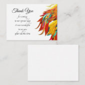 Abstraktes afrikanisches Leather Dankeschön an Car Mitteilungskarte (Vorne/Hinten)