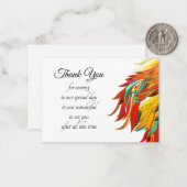 Abstraktes afrikanisches Leather Dankeschön an Car Mitteilungskarte (Vorderseite/Rückseite Beispiel)