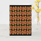 Abstraktes afrikanisches Muster Karte (Gelbe Blume)