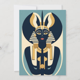 Abstraktes Ägypten Einladung